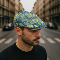 Palau Ungil Kurismas Jeff Hat Pacific Patchwork Xmas Vibes - Polynesian Pride