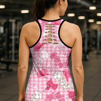 Paniolo Palaka Hawaiian Cowgirl Hollow Tank Top - Polynesian Pride