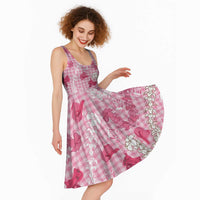 Paniolo Palaka Hawaiian Cowgirl Midi Dress - Polynesian Pride