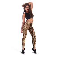 Papua New Guinea Oro Tapa Motif Leggings Classic