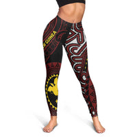 Papua New Guinea Oro Tapa Motif Leggings Special