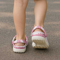 Pink Aloha Hawaii Clogs Shoes Monstera Hibiscus Plumeria Seamless Vibes - Polynesian Pride