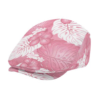 Pink Aloha Hawaii Jeff Hat Monstera Hibiscus Plumeria Seamless Vibes LT14 - Polynesian Pride