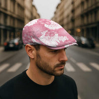 Pink Aloha Hawaii Jeff Hat Monstera Hibiscus Plumeria Seamless Vibes LT14 - Polynesian Pride
