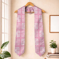 Pink Palaka Quilt Hawaii Graduation Stole Traditional Hawaii-plaid Pattern LT14 One Size Pink - Polynesian Pride