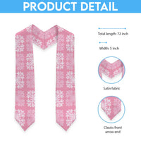 Pink Palaka Quilt Hawaii Graduation Stole Traditional Hawaii-plaid Pattern LT14 - Polynesian Pride