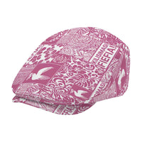 Pink Tonga Kilisimasi Fiefia Jeff Hat Pacific Patchwork Xmas Vibes - Polynesian Pride