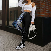 Polu Aloha Hawaii Lei Jogger Pants Tropical Flowers Elegant Vibe - Polynesian Pride