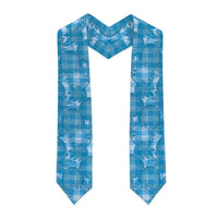 Polu Hawaii Breadfruit Palaka Motifs Graduation Stole