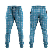 Polu Hawaii Breadfruit Palaka Motifs Jogger Pants
