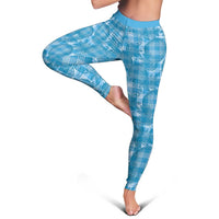Polu Hawaii Breadfruit Palaka Motifs Leggings
