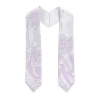 Polynesian Tribal Plumeria Lotu Tamaiti Graduation Stole Pastel Mauve - Polynesian Pride