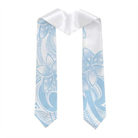 Polynesian Tribal Plumeria Lotu Tamaiti Graduation Stole Pastel Sky Blue LT9 - Polynesian Pride