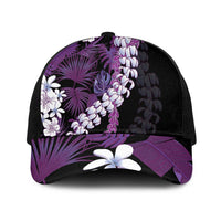 Poni Aloha Hawaii Lei Baseball Net Cap Tropical Flowers Elegant Vibe - Polynesian Pride