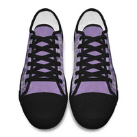 Poni Aloha Hawaii Low Top Shoes Plumeria Lei With Palaka Motif - Polynesian Pride