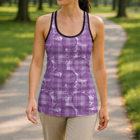 Poni Hawaii Breadfruit Palaka Motifs Hollow Tank Top