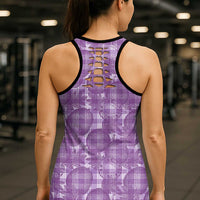 Poni Hawaii Breadfruit Palaka Motifs Hollow Tank Top