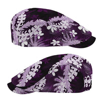 Puakenikeni Maile Lei Jeff Hat Frangipani Purple Tropical Leaves