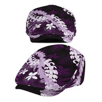 Puakenikeni Maile Lei Jeff Hat Frangipani Purple Tropical Leaves