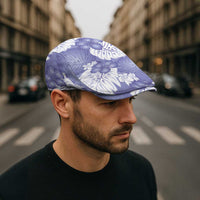 Purple Aloha Hawaii Jeff Hat Monstera Hibiscus Plumeria Seamless Vibes LT14 - Polynesian Pride