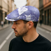 Purple Aloha Hawaii Jeff Hat Monstera Hibiscus Plumeria Seamless Vibes LT14 - Polynesian Pride