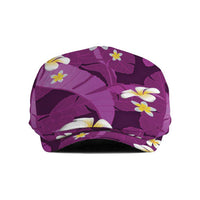 Purple Banana Leaf Hawaii Jeff Hat Lau Maia Plumeria Tropical Summer Vibes