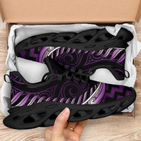Purple Matariki New Zealand Clunky Sneakers Maori Poutama Galaxy Vibes