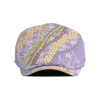 Purple Palaka Hawaii Leis Jeff Hat Hawaiian-plaid Elegant Tropical Vibes - Polynesian Pride