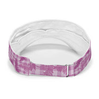 Purple Palaka Hawaii Palapalai Sun Visor Cap Hawaiian Fern LT14 - Polynesian Pride