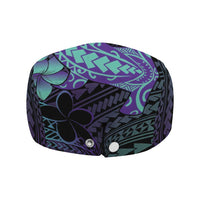 Purple Paradise Hawaii Jeff Hat Hammerhead Shark Tattoo Curve Polynesian - Polynesian Pride