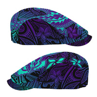 Purple Paradise Hawaiian Tribal Hammerhead Shark Jeff Hat LT14 - Polynesian Pride