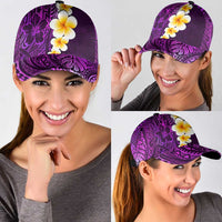 Purple Polynesia Classic Cap Plumeria Tropical Leaves With Galaxy Polynesian Art LT14 - Polynesian Pride