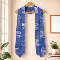Royal Blue Palaka Quilt Hawaii Graduation Stole Traditional Hawaii-plaid Pattern LT14 One Size Royal Blue - Polynesian Pride
