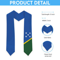 Solomon Islands Graduation Stole Flag Style