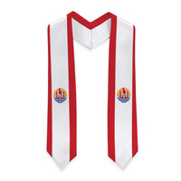 Tahiti Graduation Stole Flag Style