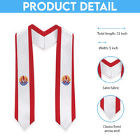 Tahiti Graduation Stole Flag Style