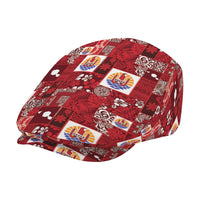 Tahiti Oaoa I Teie Noera Jeff Hat Pacific Patchwork Xmas Vibes - Polynesian Pride