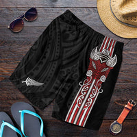 Toitu Te Reo Maori Toitu Te Whenua Toitu Te Tiriti Shorts for Men Maori Warrior New Zealand - Polynesian Pride