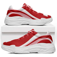 Tonga Chunky Sneakers Flag-Inspired Curve Style