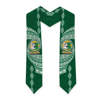 Tonga Lahaina High School Graduation Stole Traditional Ngatu and Polynesian Pattern