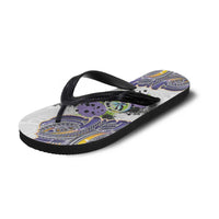 Traditional Art Hawaiian Kakau Tattoos Flip Flops Graffiti Style - Polynesian Pride