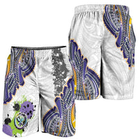 Traditional Art Hawaiian Kakau Tattoos Shorts for Men Graffiti Style LT03 - Polynesian Pride
