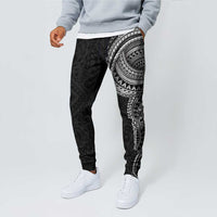 Traditional Polynesian Art Tattoos Jogger Pants Black Color - Polynesian Pride