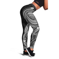 Traditional Polynesian Art Tattoos Leggings Black Color - Polynesian Pride