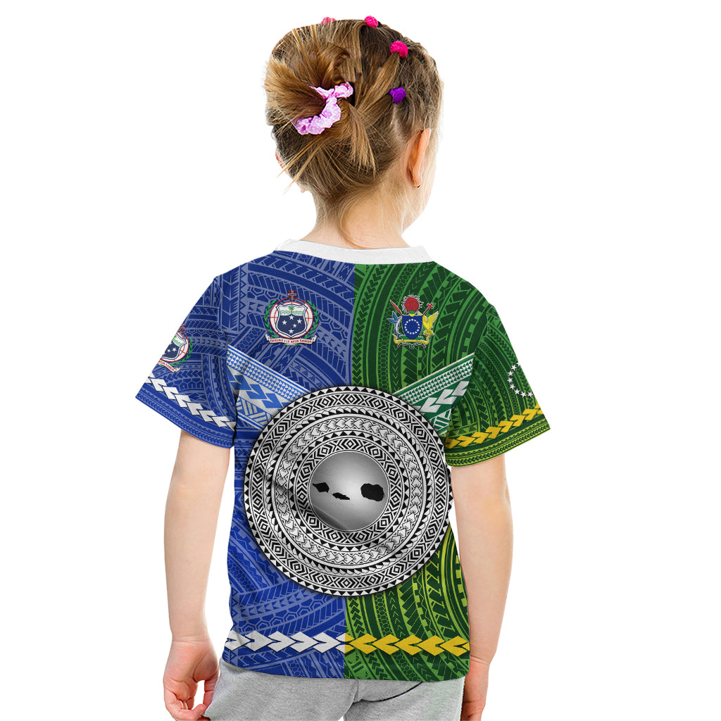Samoa And Cook Islands T Shirt Together LT8
