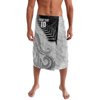 Personalized New Zealand Football Lavalava Kiwi Mascot with Silver Fern - Maori Tribal Tattoo Art