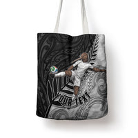 Personalized New Zealand Football Tote Bag Kiwi Mascot with Silver Fern - Maori Tribal Tattoo Art