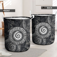 Hawaiian Piko Laundry Basket Cultural Anchor Connect Your Roots Ocean Waves