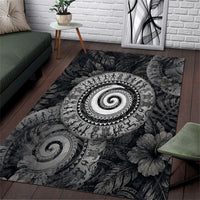 Hawaiian Piko Area Rug Cultural Anchor Connect Your Roots Ocean Waves