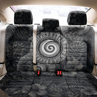 Hawaiian Piko Back Car Seat Cover Cultural Anchor Connect Your Roots Ocean Waves